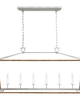 Chapman & Myers Darlana Wrapped 54 Inch Linear Chandelier