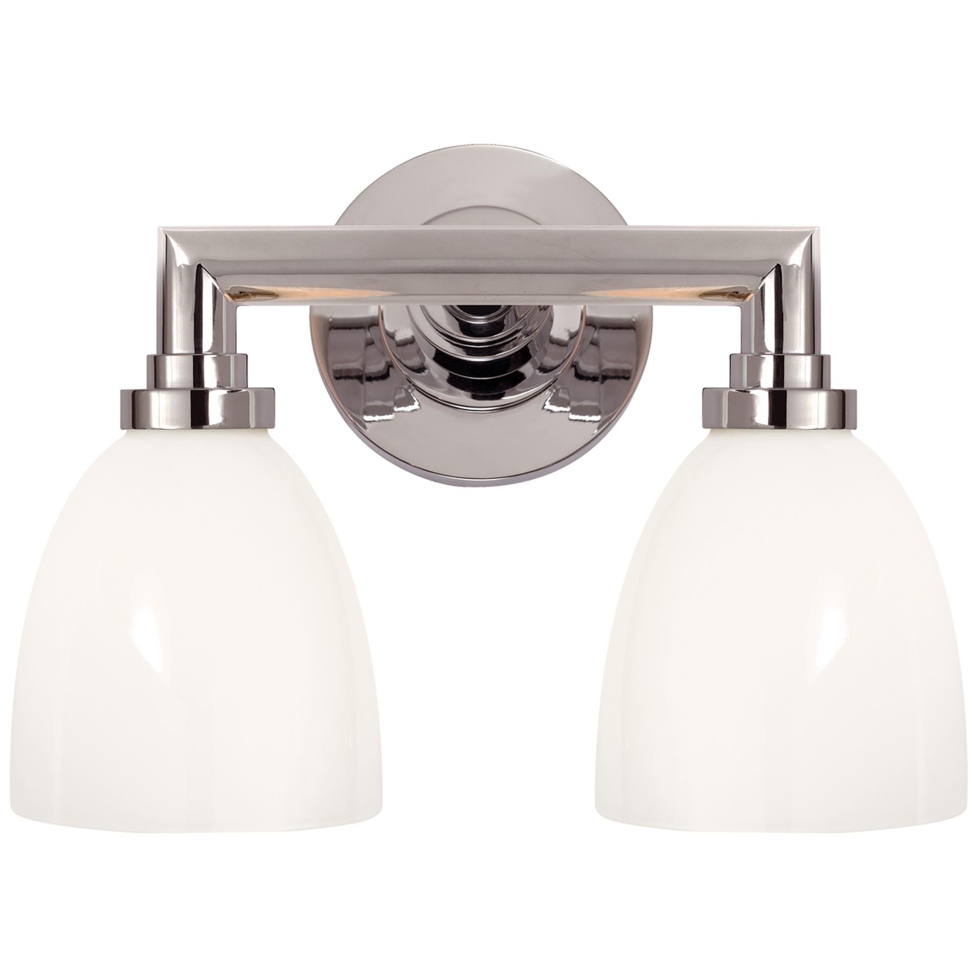 Chapman & Myers Wilton 13 Inch 2 Light Bath Vanity Light