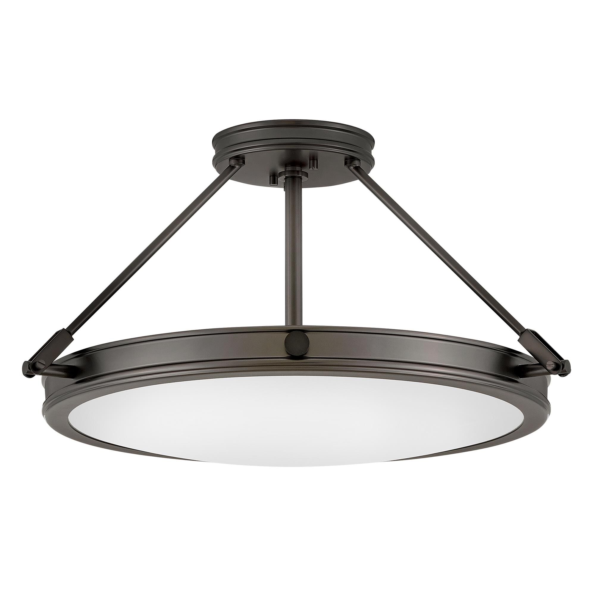 Collier 22 Inch 4 Light Semi Flush Mount