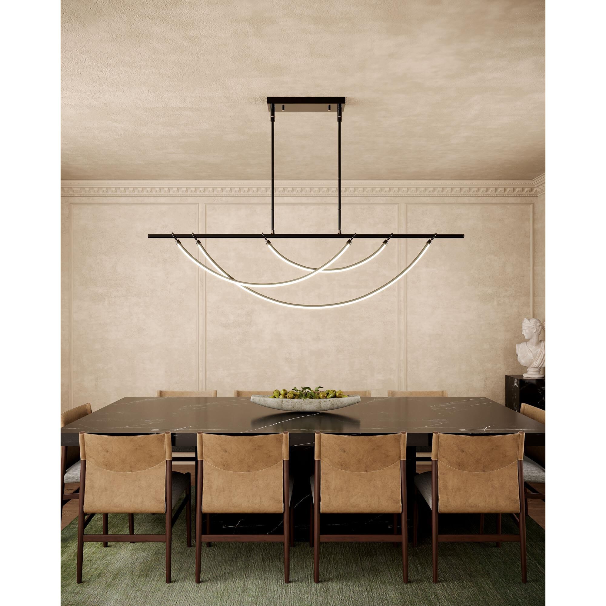 Ryan Pauly Aryas Large Linear Chandelier