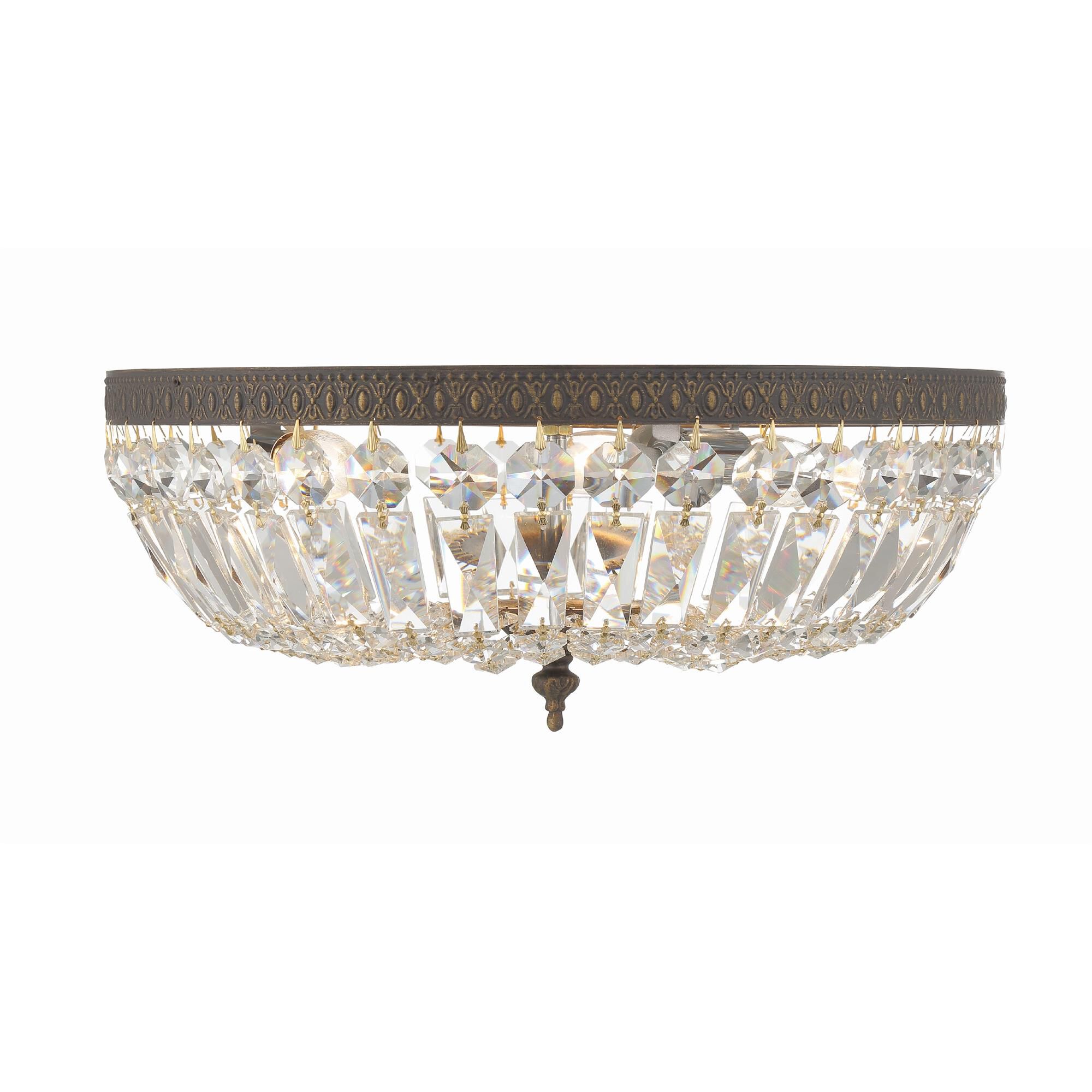 Ceiling 16 Inch 3 Light Semi Flush Mount