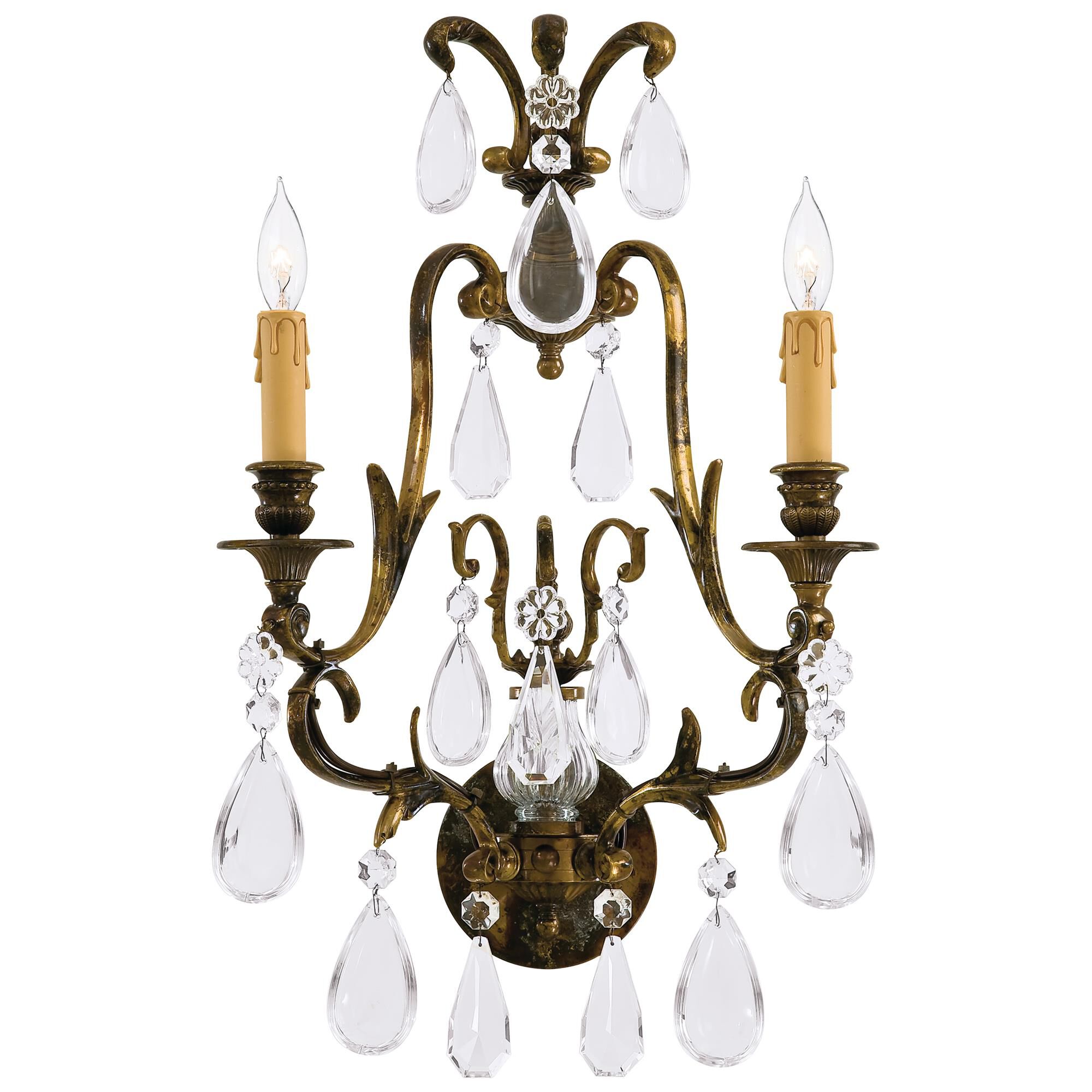 22 Inch 2 Light Wall Sconce