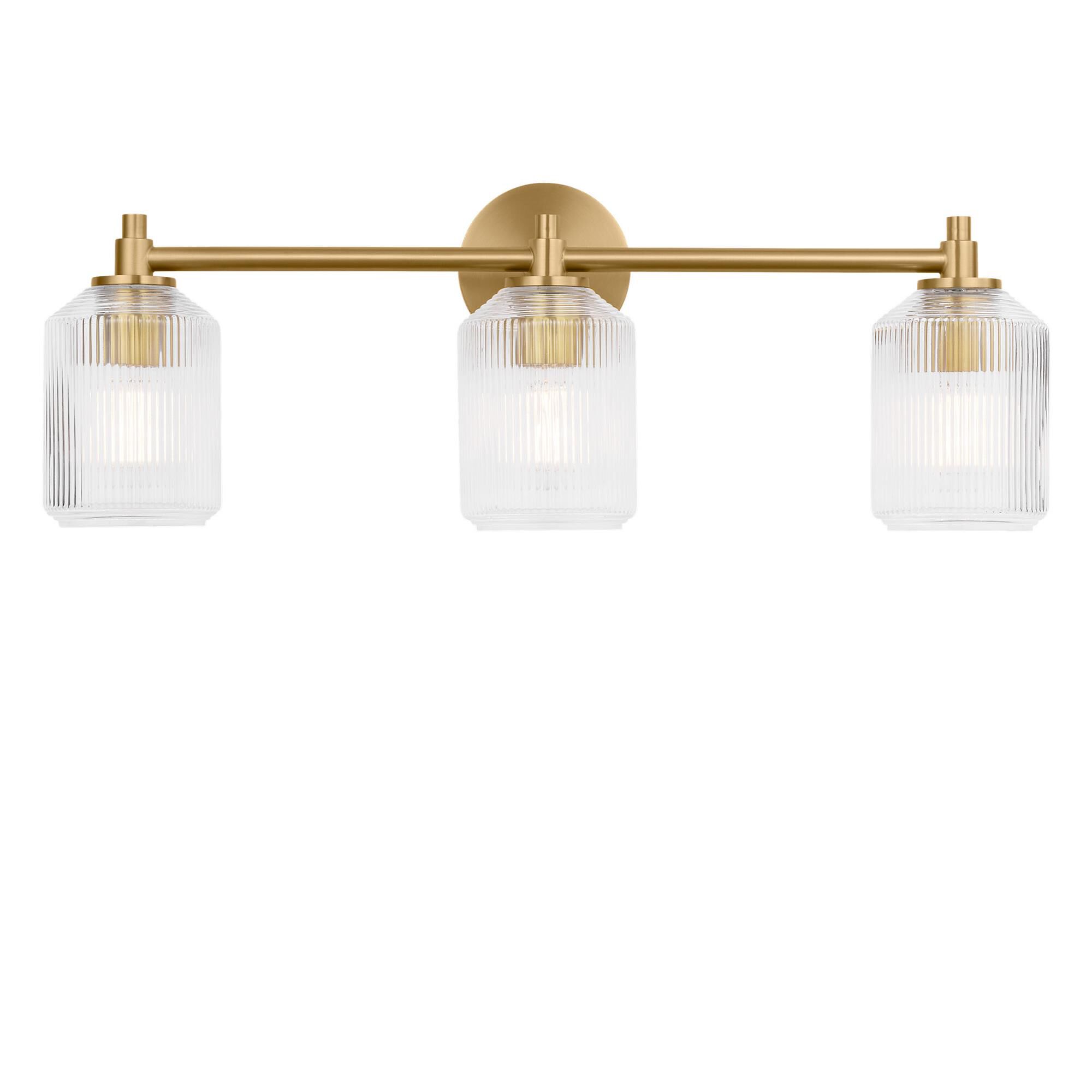 Chapman & Myers Barstow 26 Inch 3 Light Bath Vanity Light
