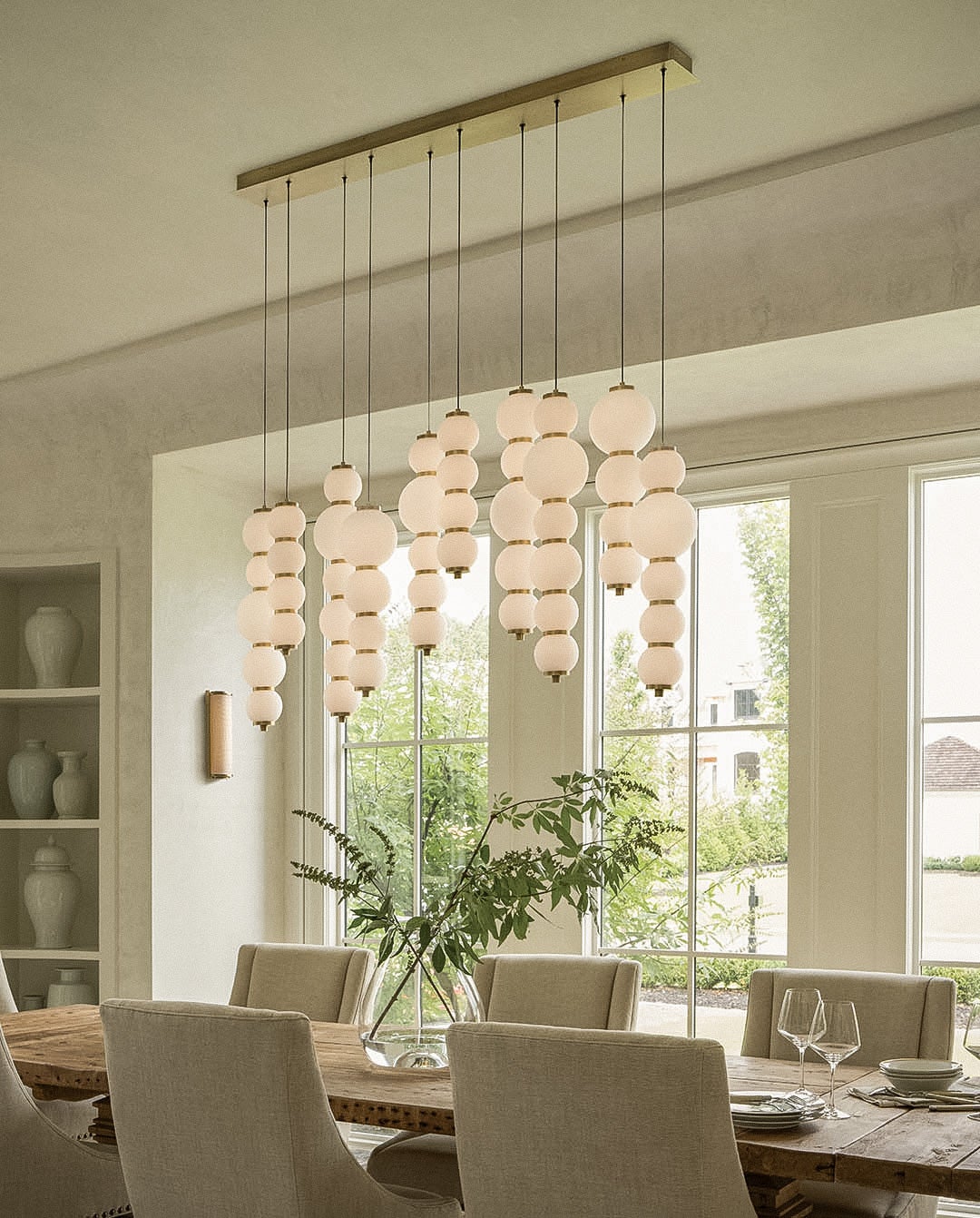 <p>Trigo Linear Chandelier by Hinkley Lighting</p>