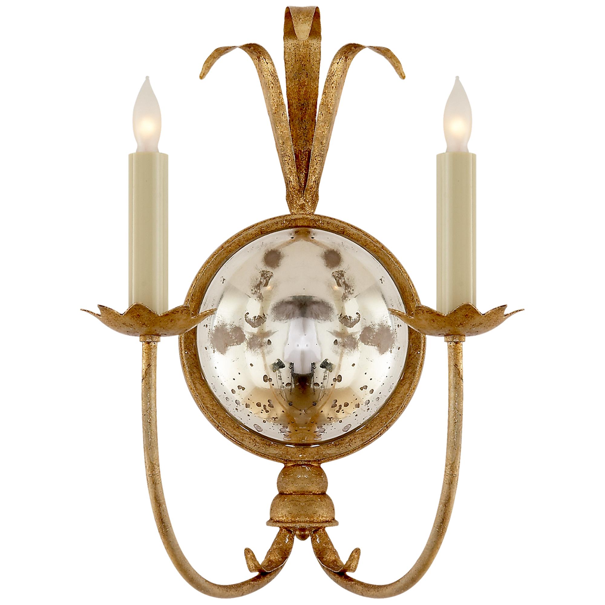 Chapman & Myers Gramercy 16 Inch 2 Light Wall Sconce