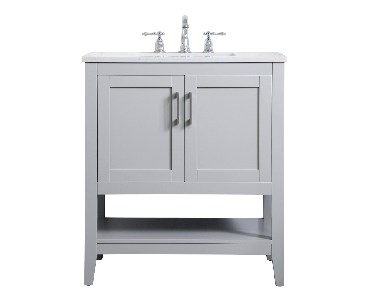 Aubrey 30 Inch Bath Vanity Cabinet