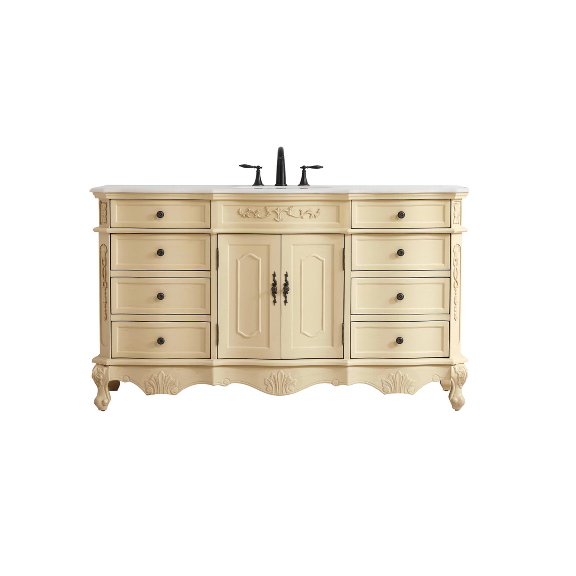 Danville 60 Inch Bath Vanity Cabinet