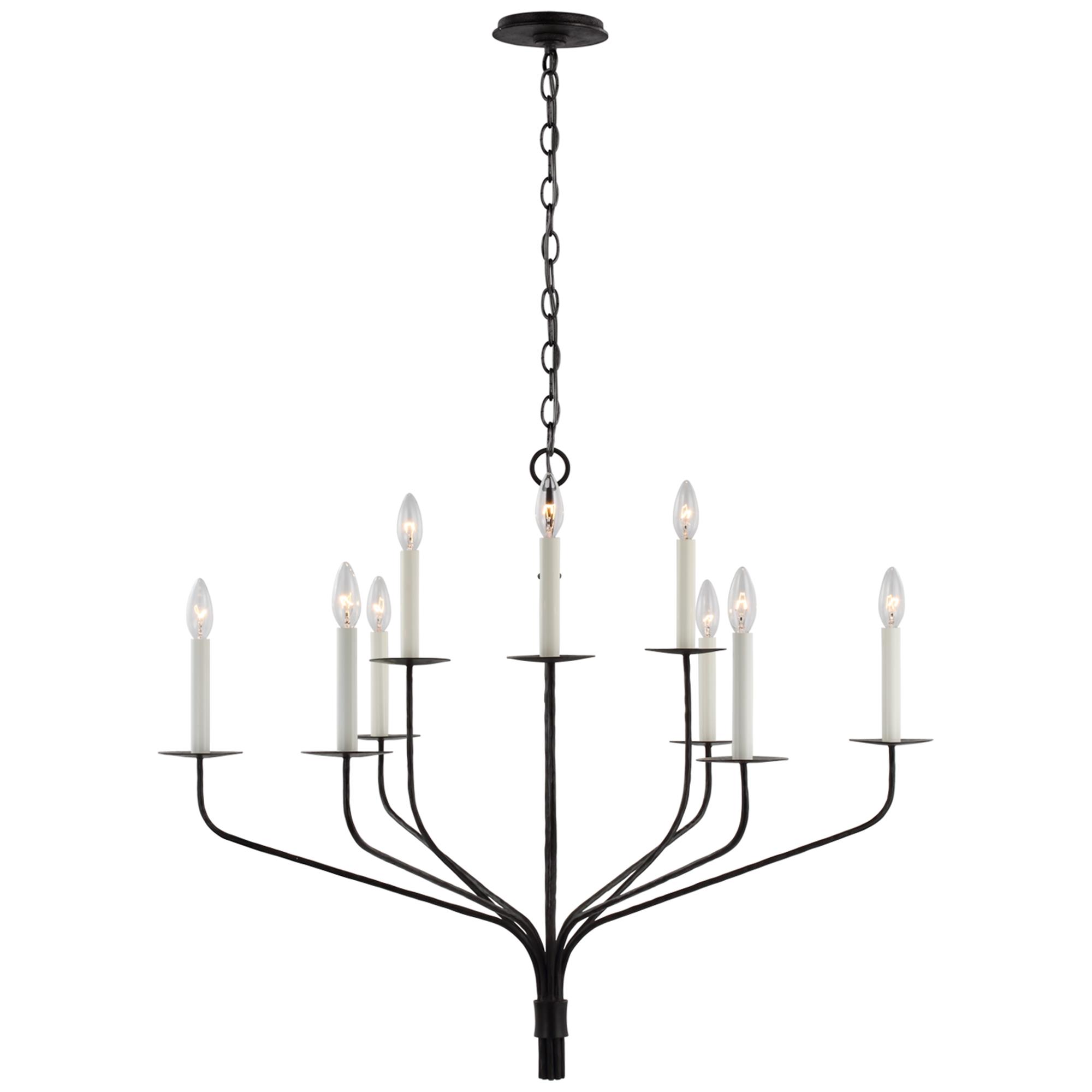 Ian K. Fowler Belfair 36 Inch 9 Light Chandelier