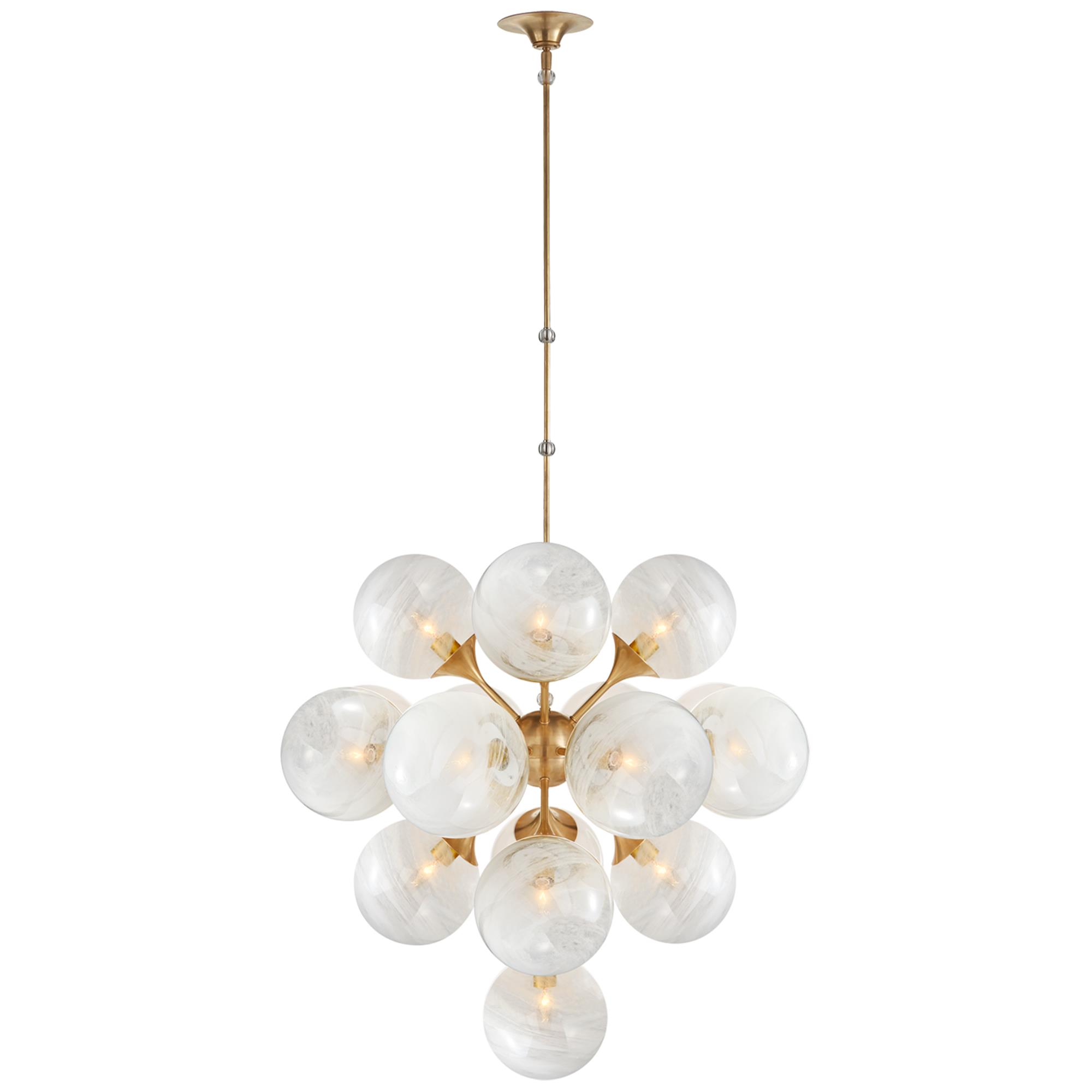 AERIN Cristol 33 Inch Chandelier