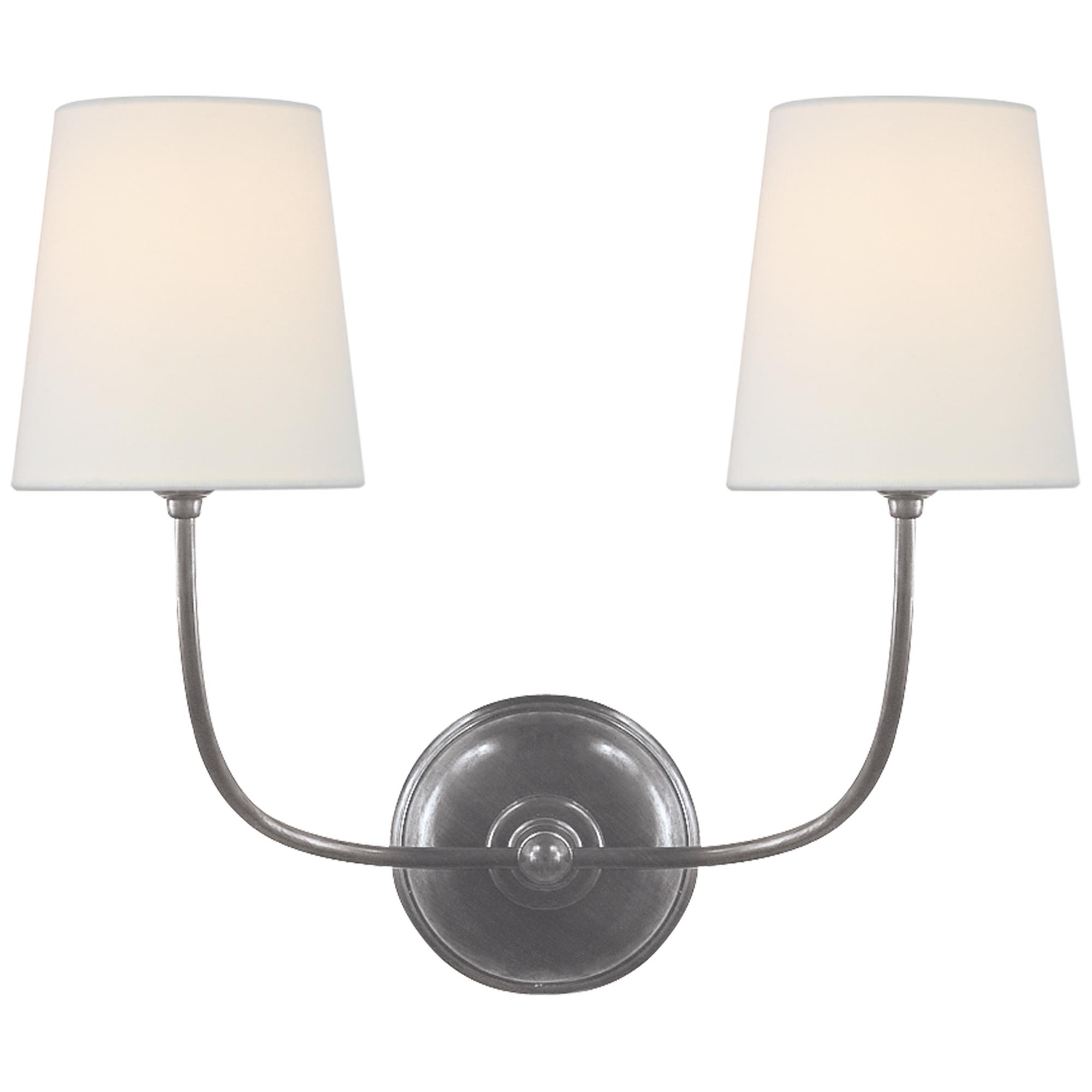 Thomas O'Brien Vendome 18 Inch 2 Light Wall Sconce