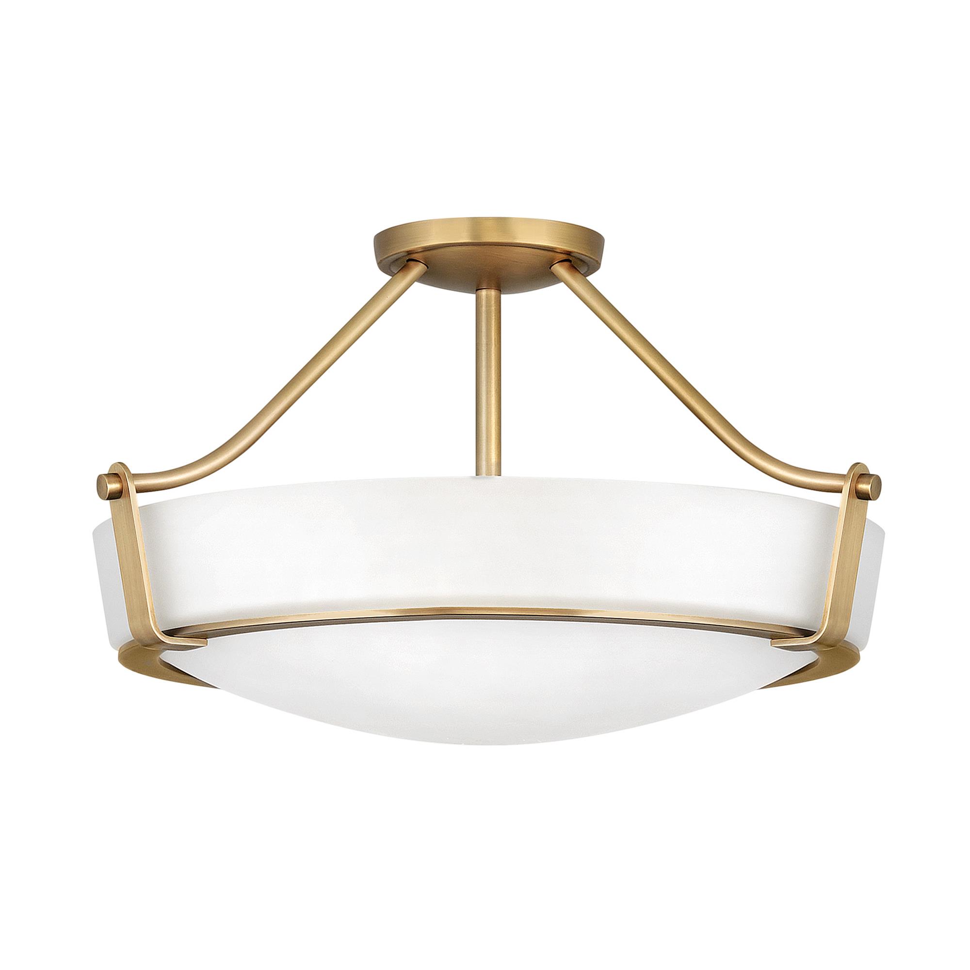Hathaway 21 Inch 4 Light Semi Flush Mount