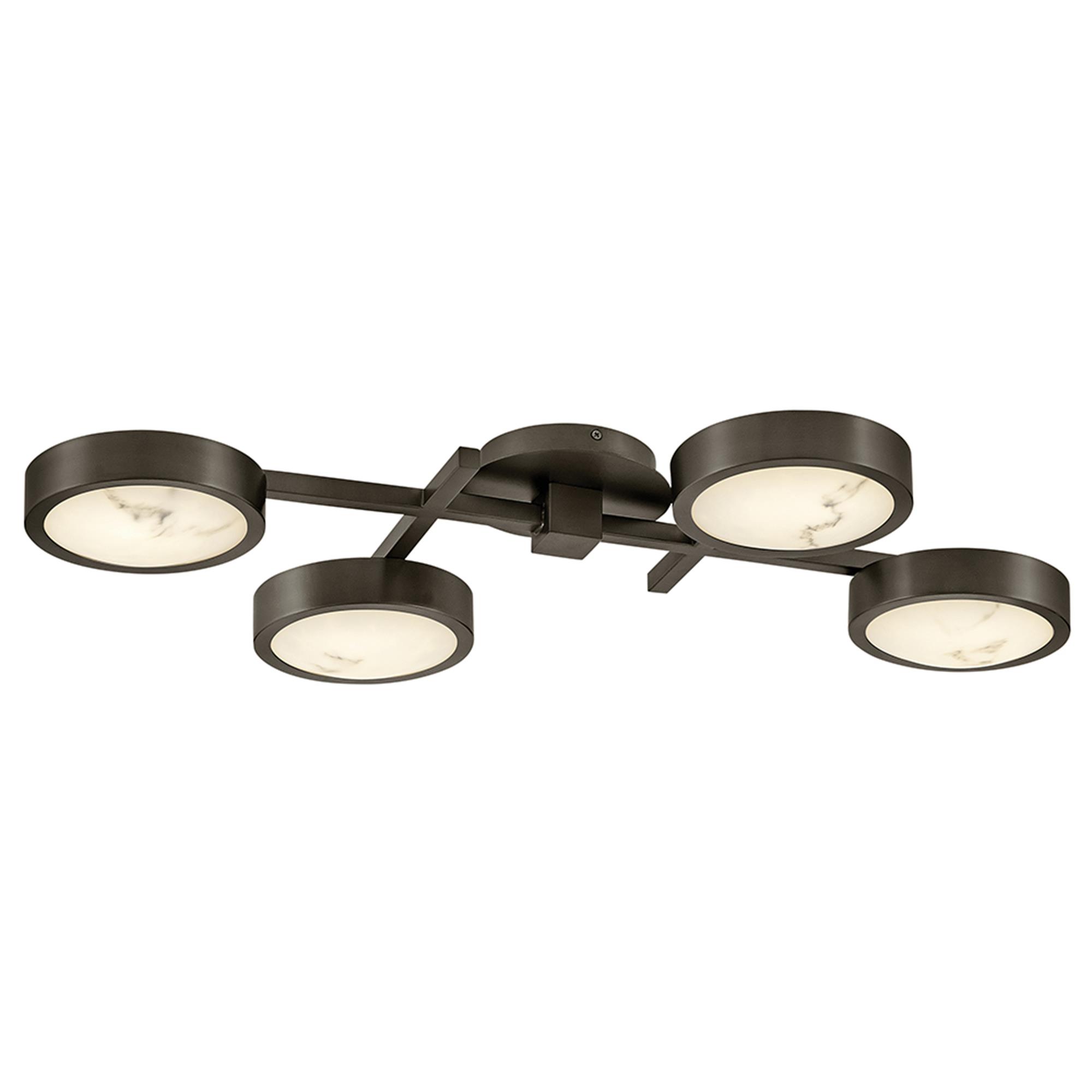 Cava 30 Inch 4 Light Flush Mount