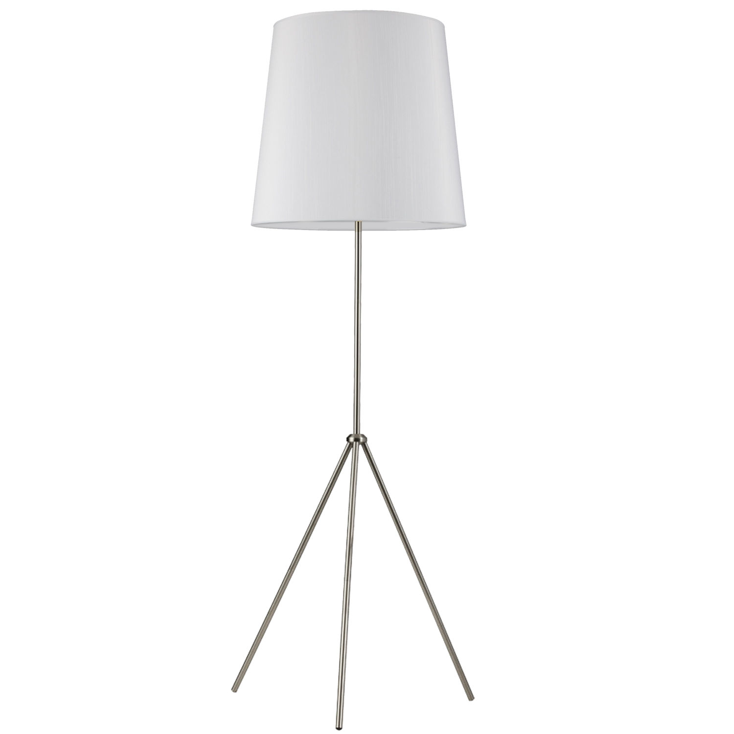 Tripod White One-Light Floor Lamp