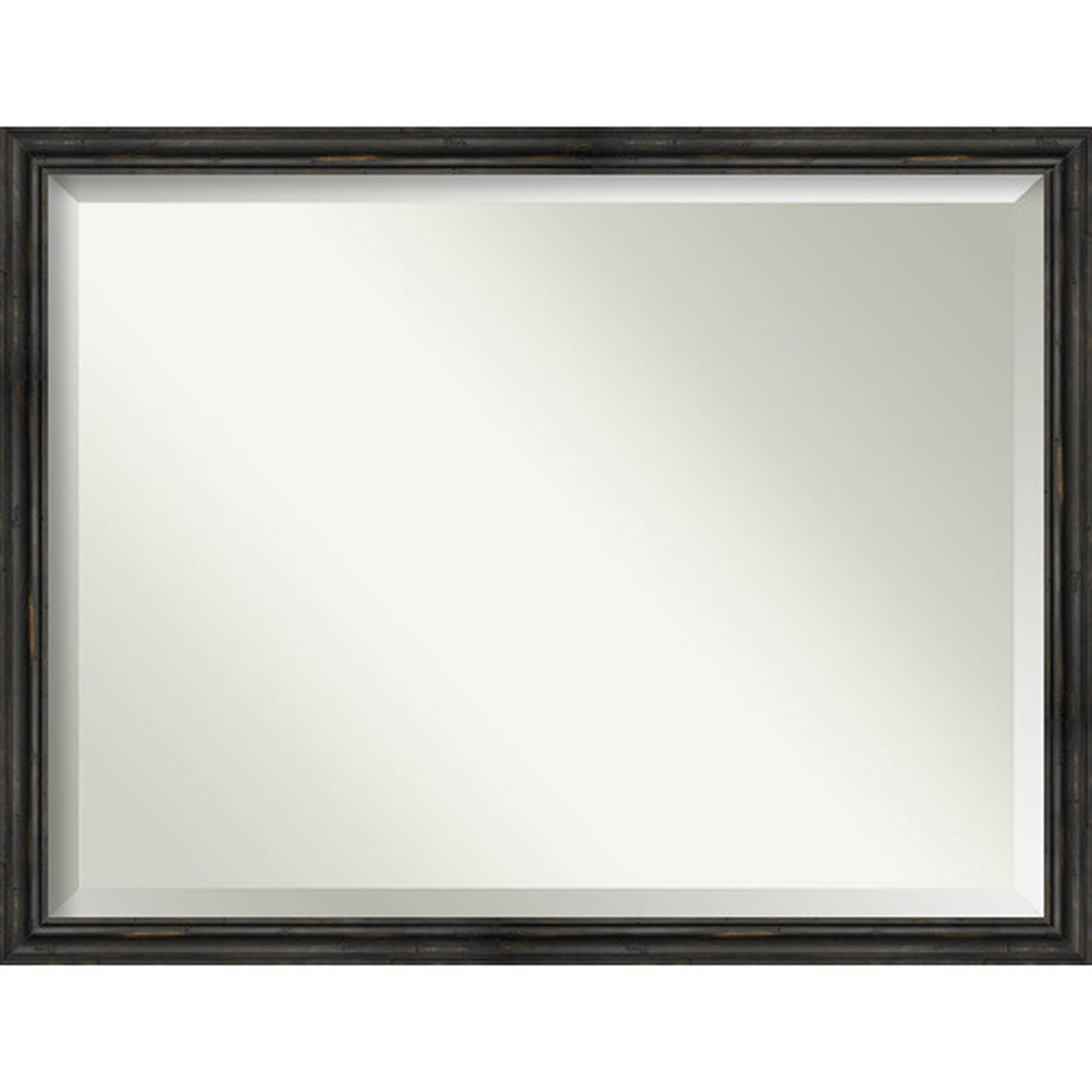 Black 43-Inch Bathroom Wall Mirror