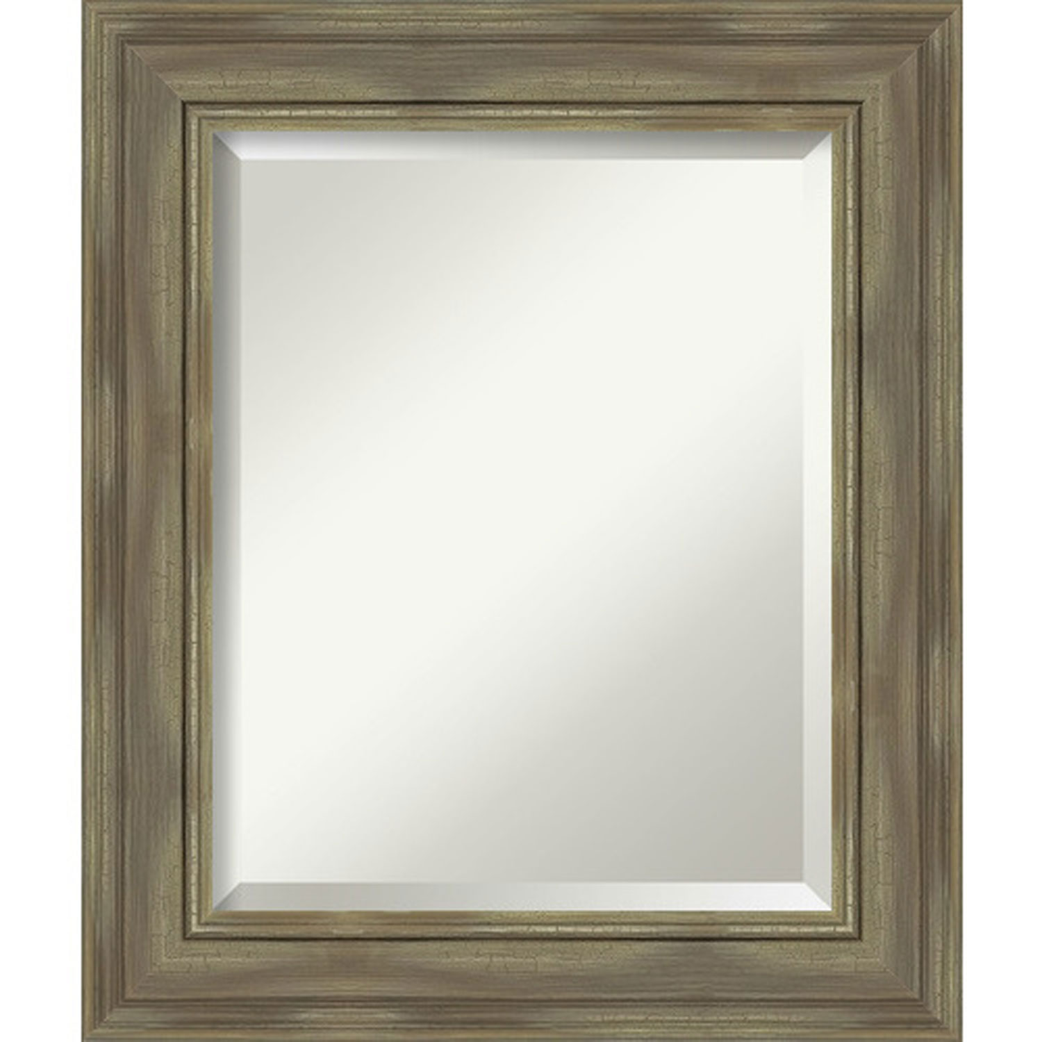 Alexandria Graywash 22-Inch Bathroom Wall Mirror