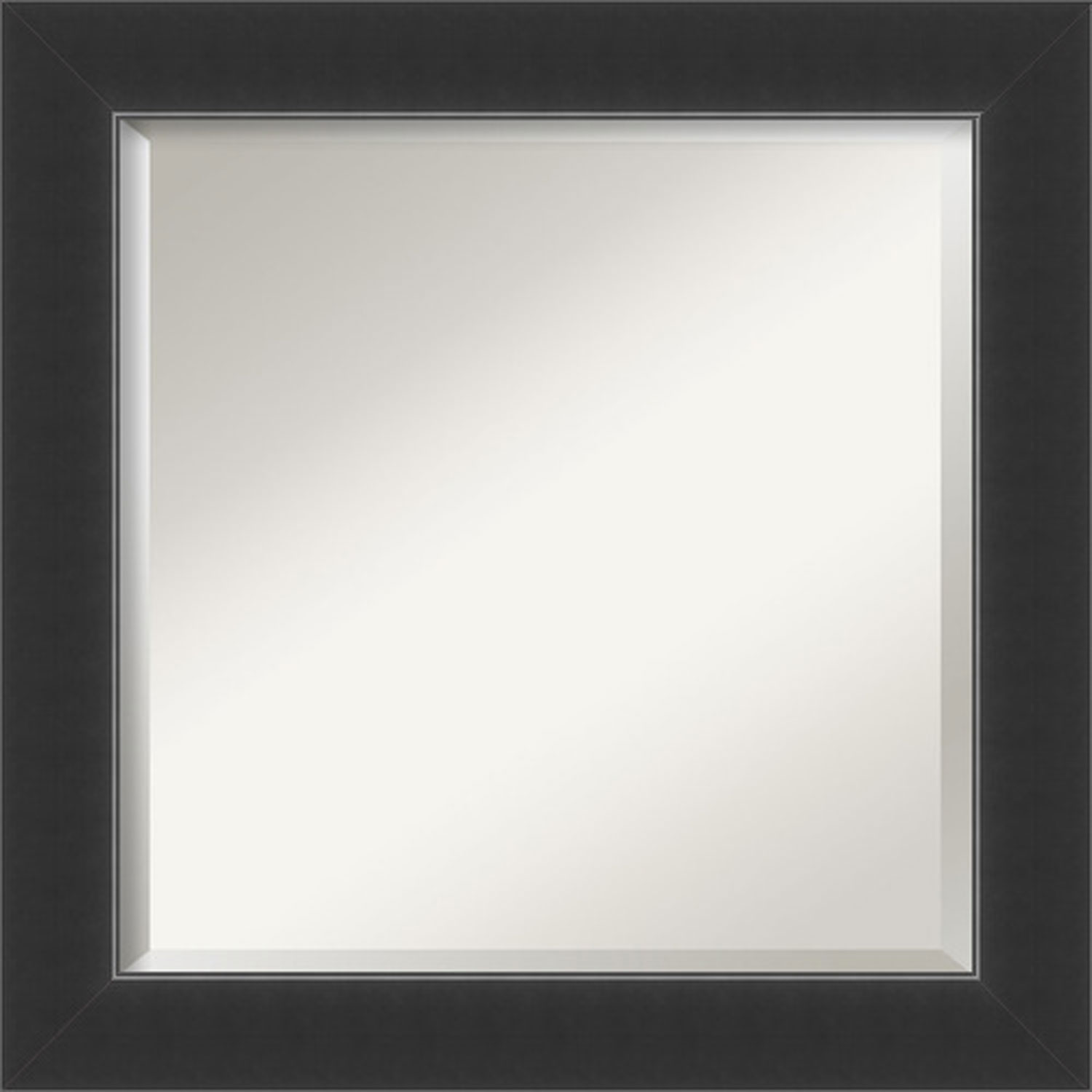 Corvino Black 25-Inch Bathroom Wall Mirror