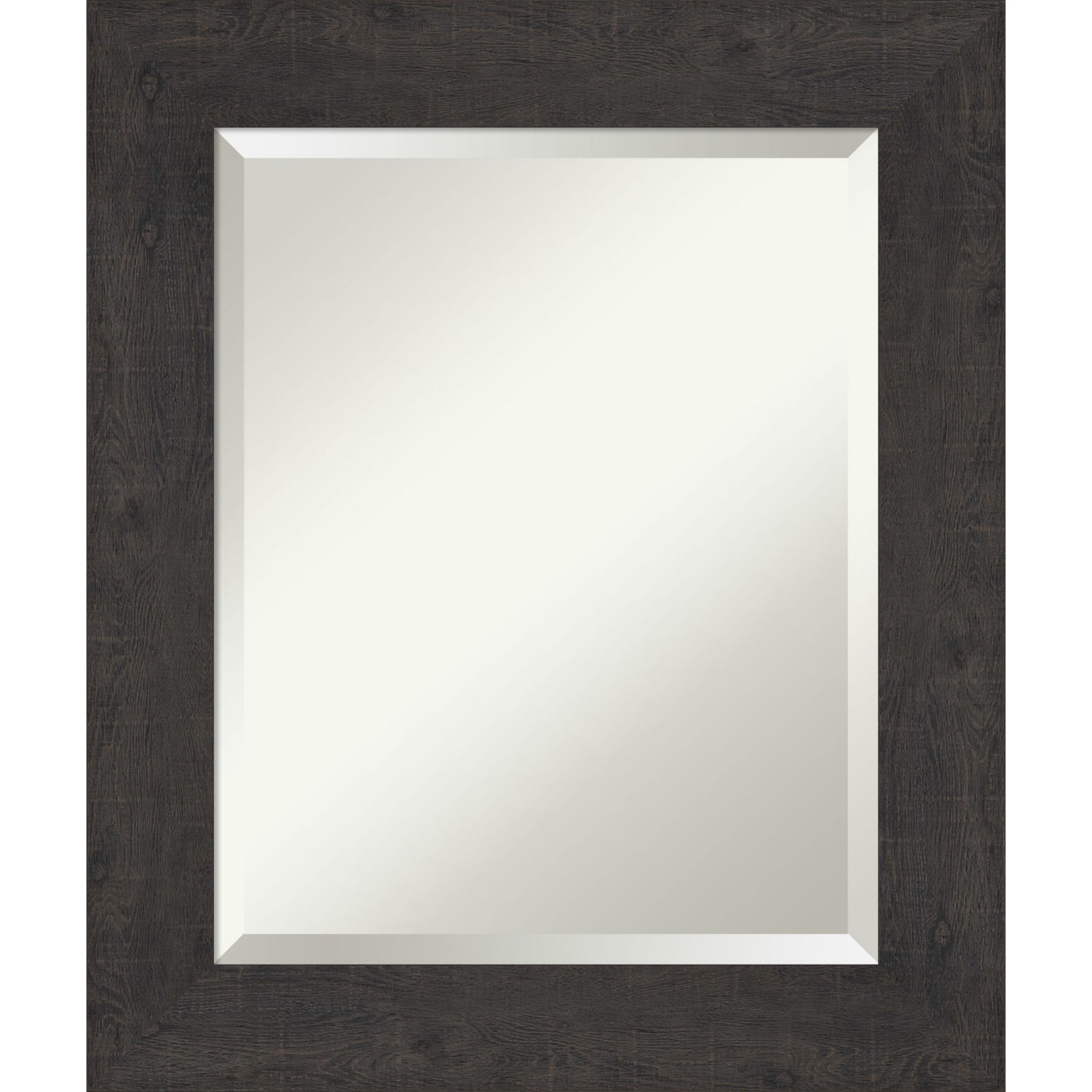 Espresso Frame 21W X 25H-Inch Bathroom Vanity Wall Mirror