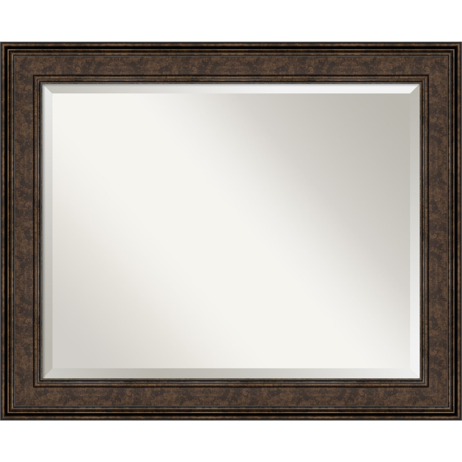 Ridge Bronze 34W X 28H-Inch Bathroom Vanity Wall Mirror
