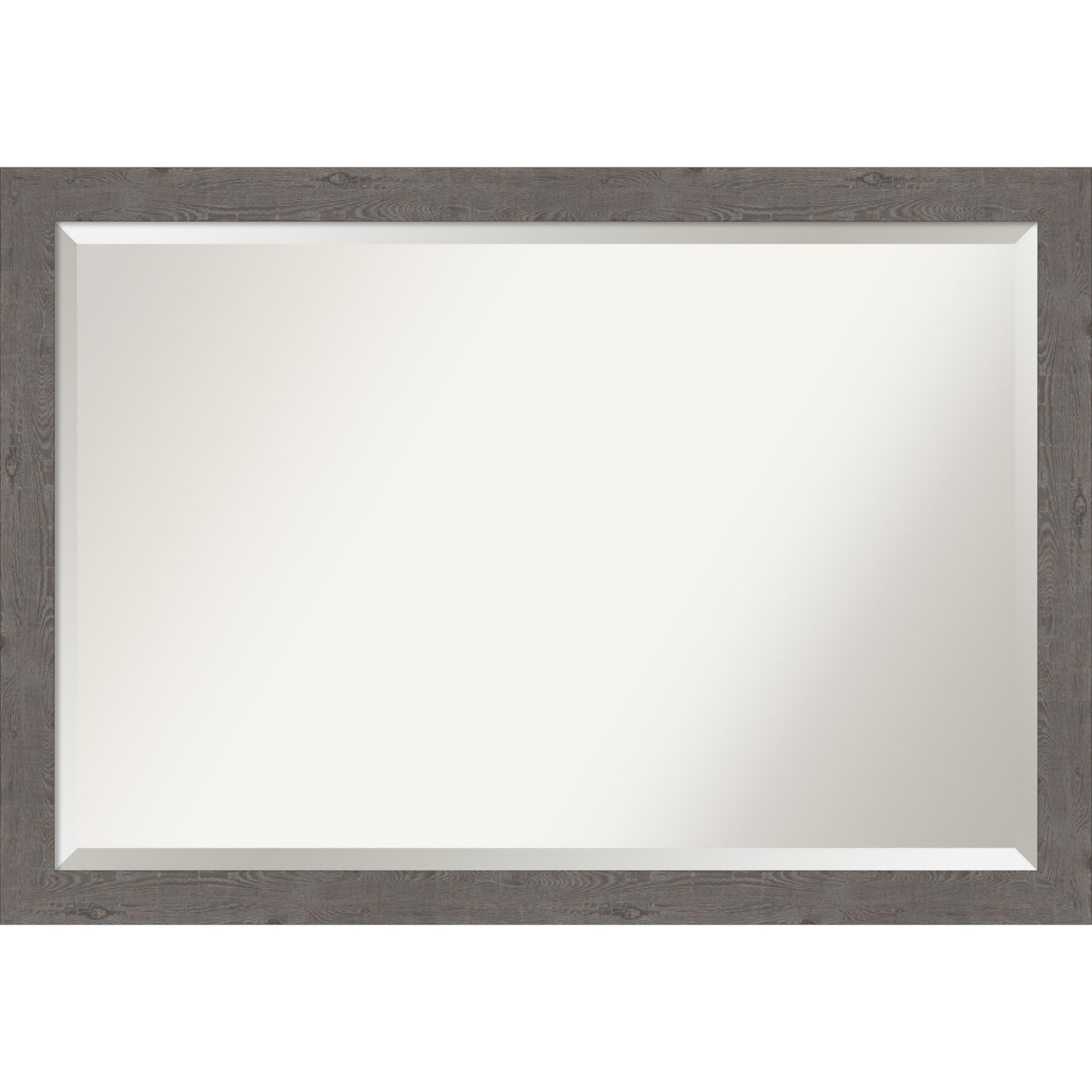Gray 39W X 27H-Inch Bathroom Vanity Wall Mirror