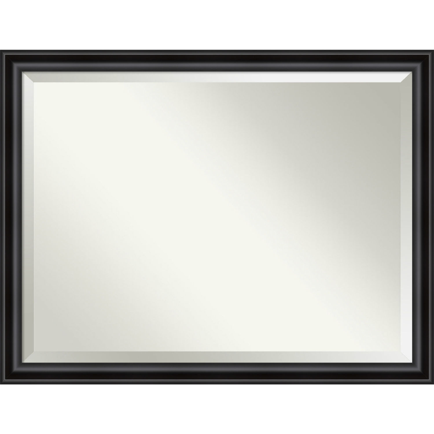 Black 44W X 34H-Inch Bathroom Vanity Wall Mirror