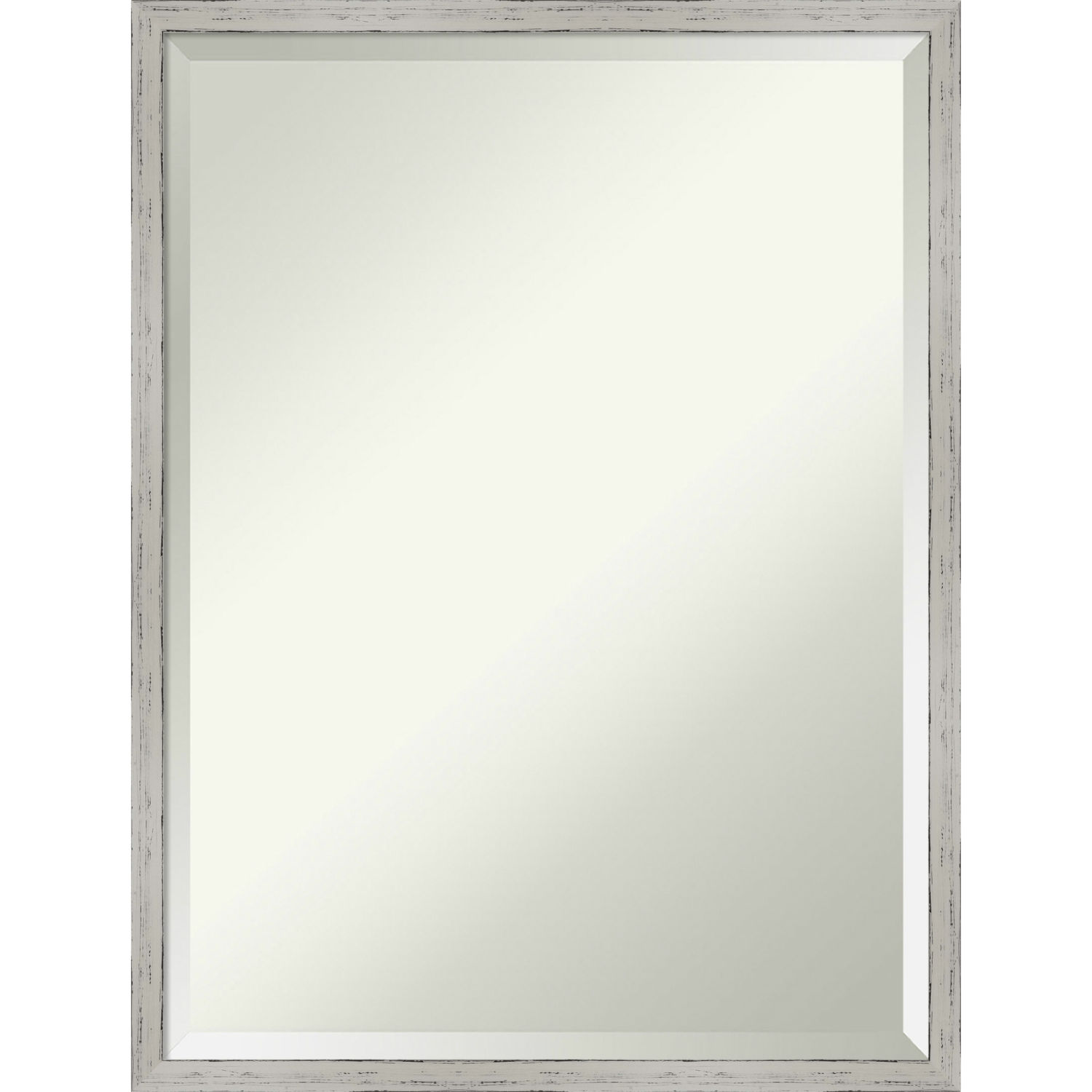 Shiplap White 19W X 25H-Inch Bathroom Vanity Wall Mirror