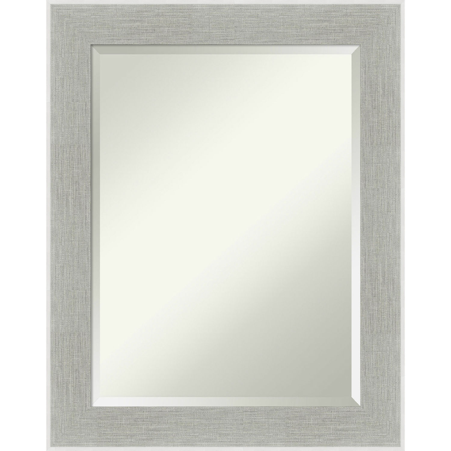 Gray Frame 23W X 29H-Inch Bathroom Vanity Wall Mirror
