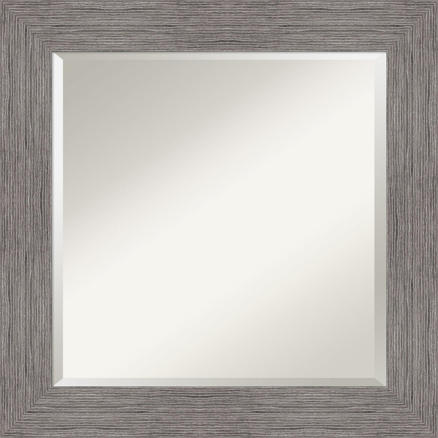 Pinstripe Gray 26W X 26H-Inch Bathroom Vanity Wall Mirror