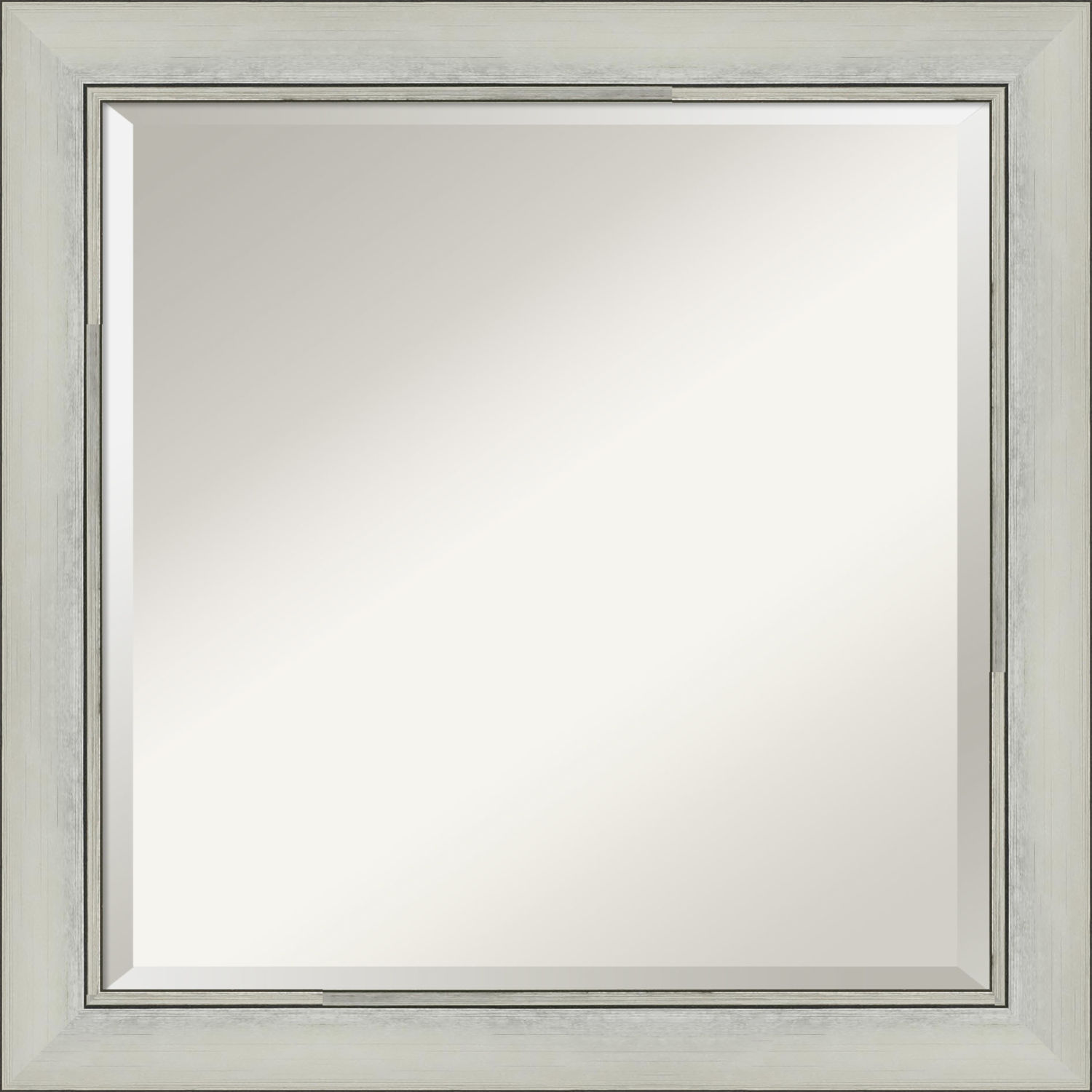 Flair Silver 24W X 24H-Inch Bathroom Vanity Wall Mirror