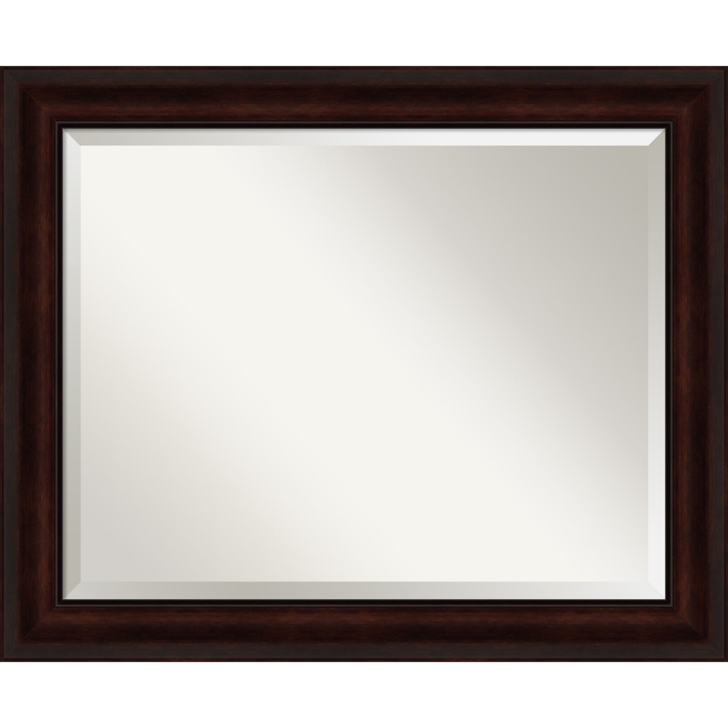 Brown 33W X 27H-Inch Bathroom Vanity Wall Mirror