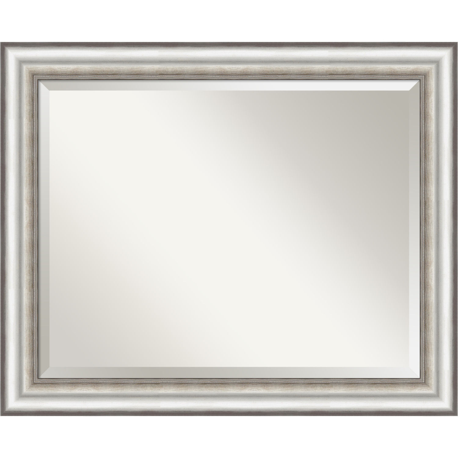 Salon Silver 33W X 27H-Inch Bathroom Vanity Wall Mirror