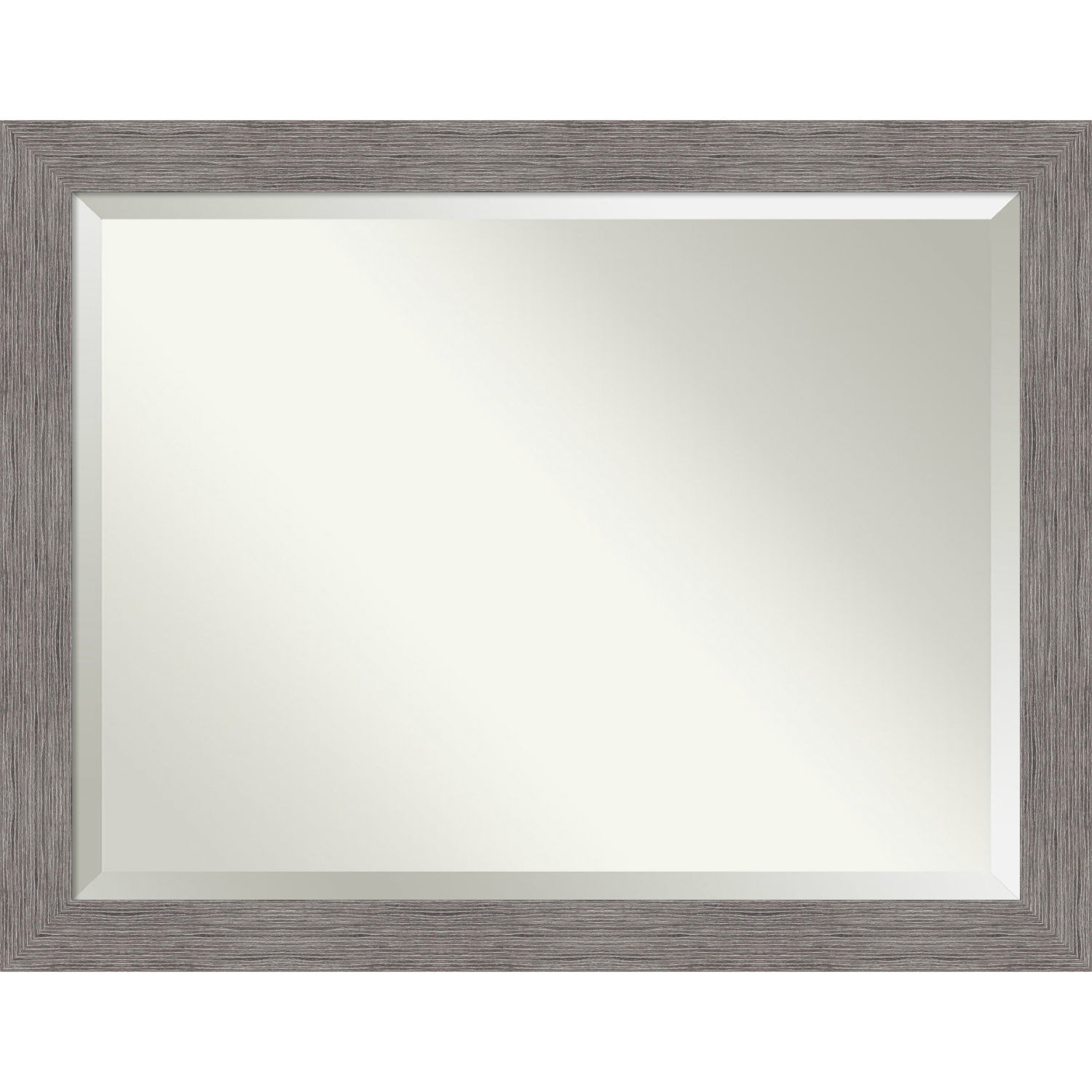 Pinstripe Gray 46W X 36H-Inch Bathroom Vanity Wall Mirror