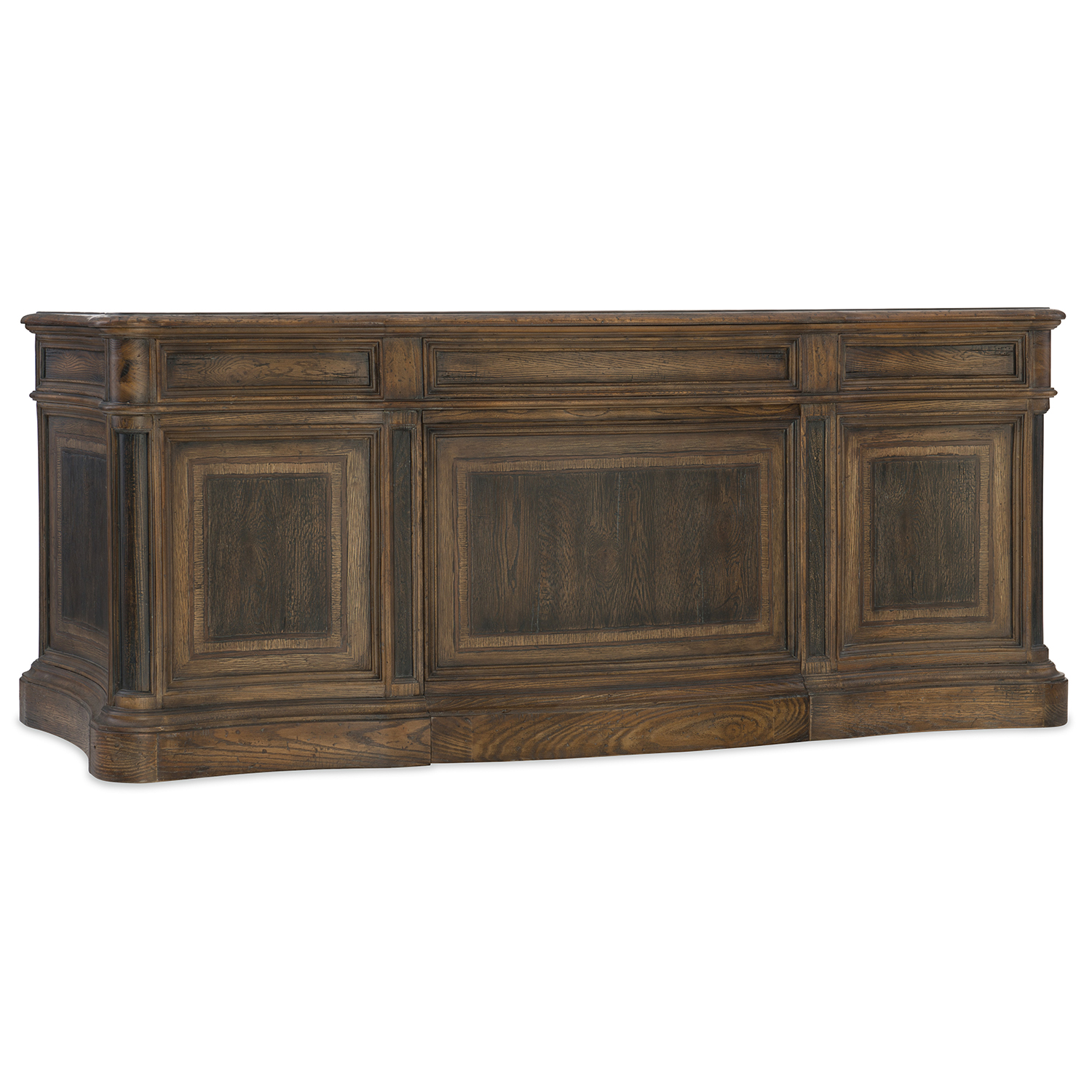 Hooker Furniture Hill Country St. Hedwig Brown Executive Desk