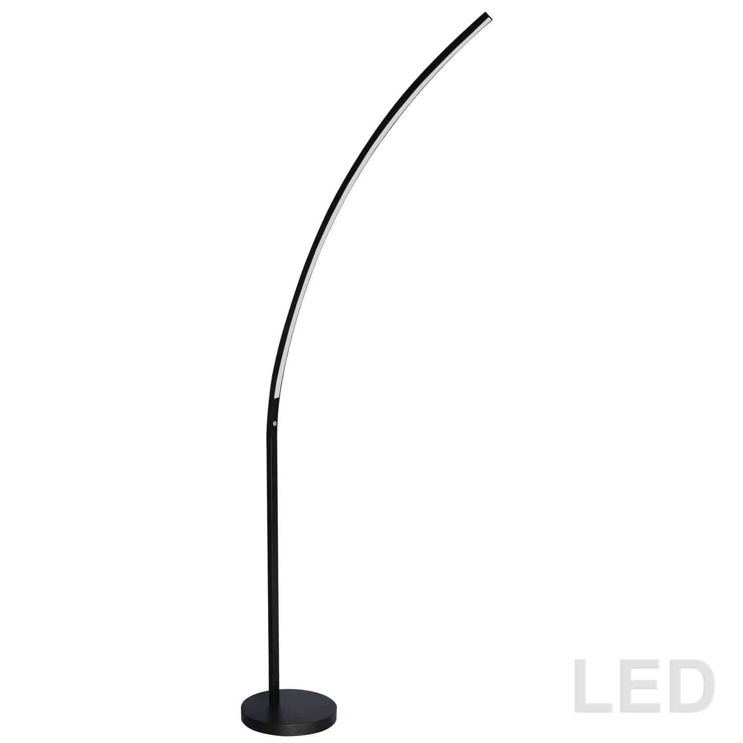 Matte Black Led Floor Lamp
