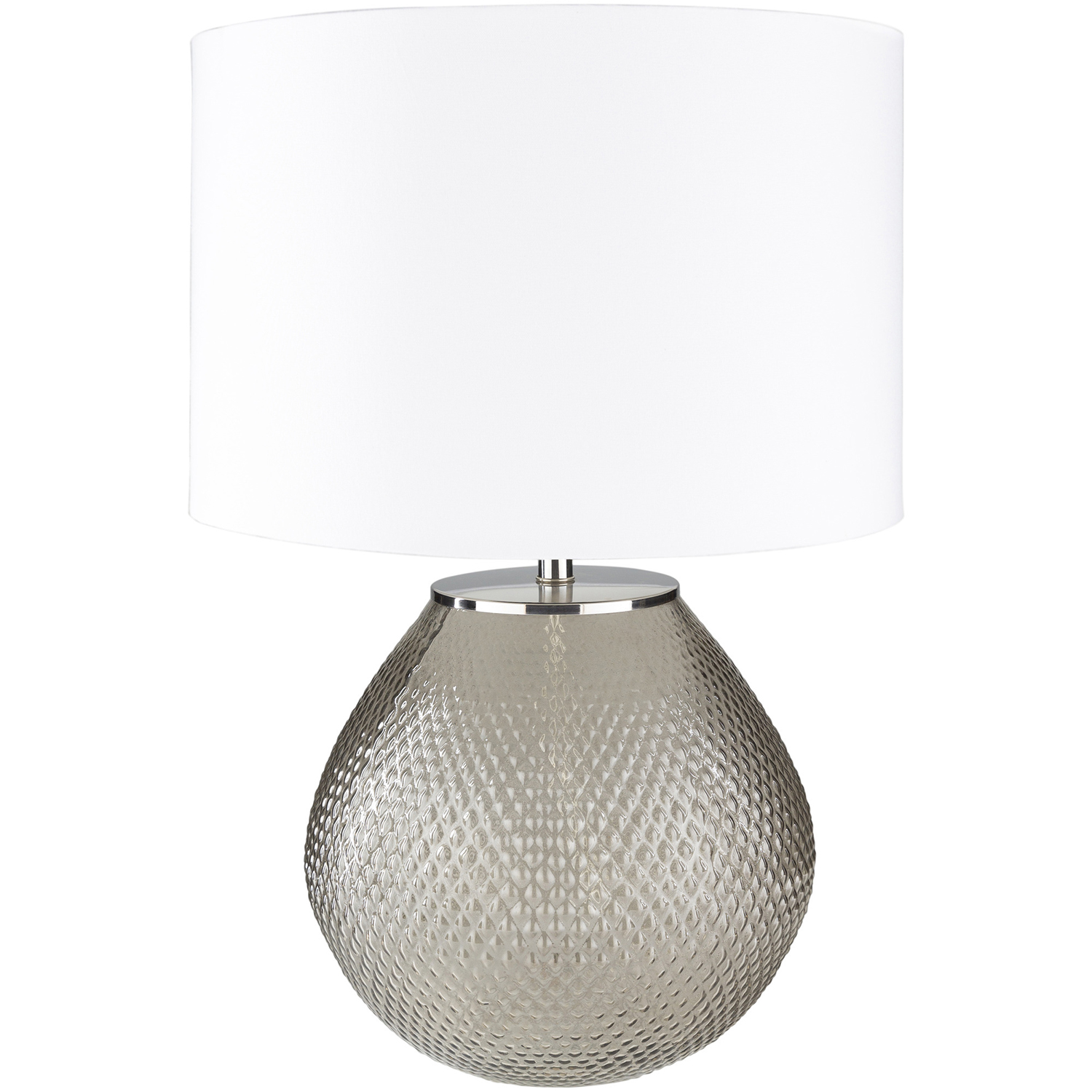 Arlo Medium Grey And White One-Light Table Lamp