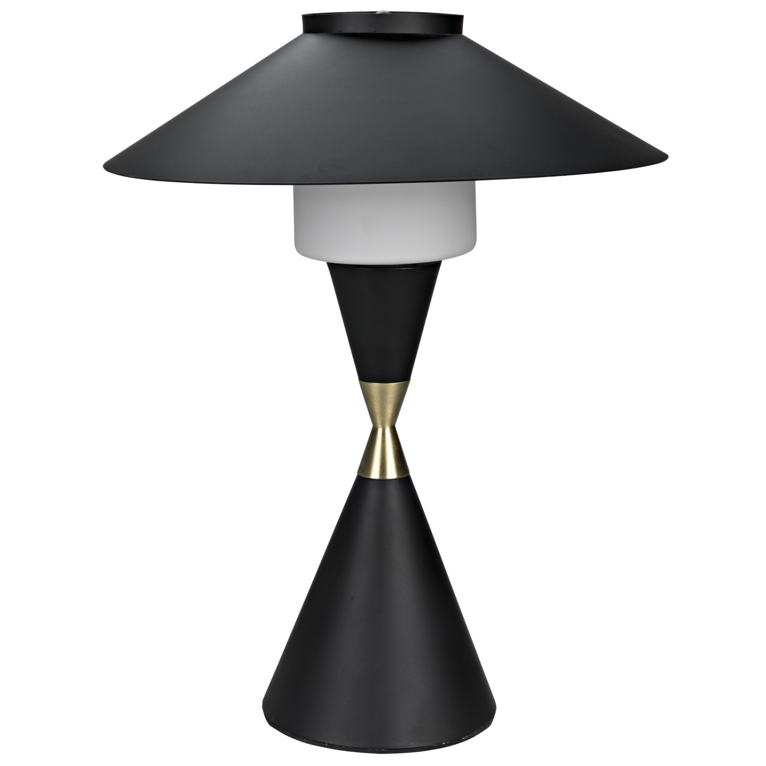 Lucia Black And Brass Table Lamp