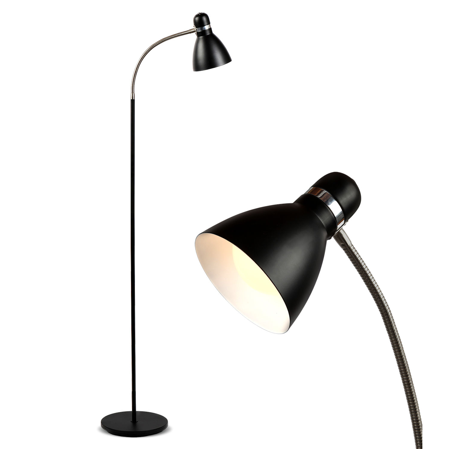 Avery Black Integrated Led Floor Lamp