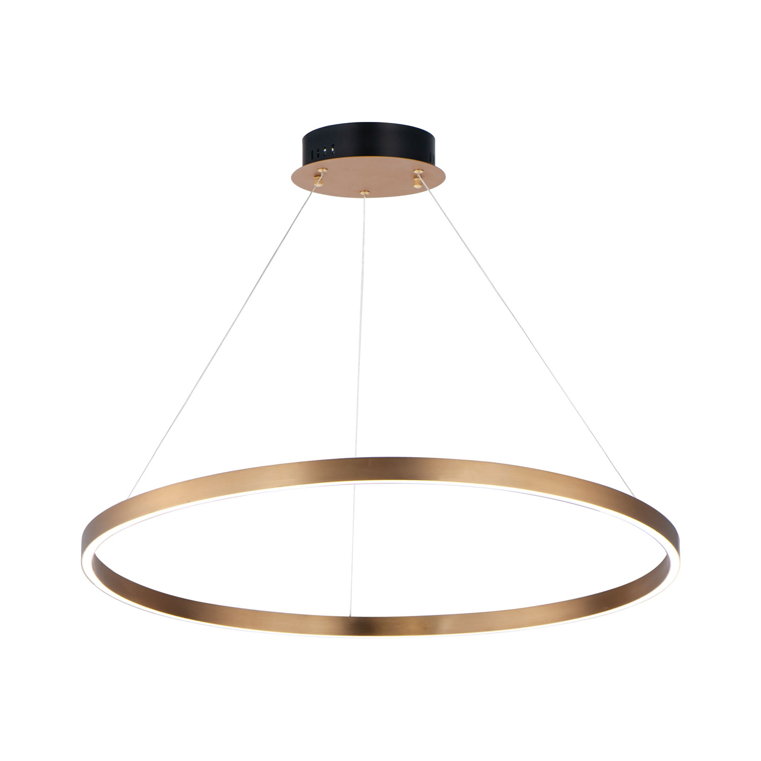 Groove Gold 32-Inch Led Pendant