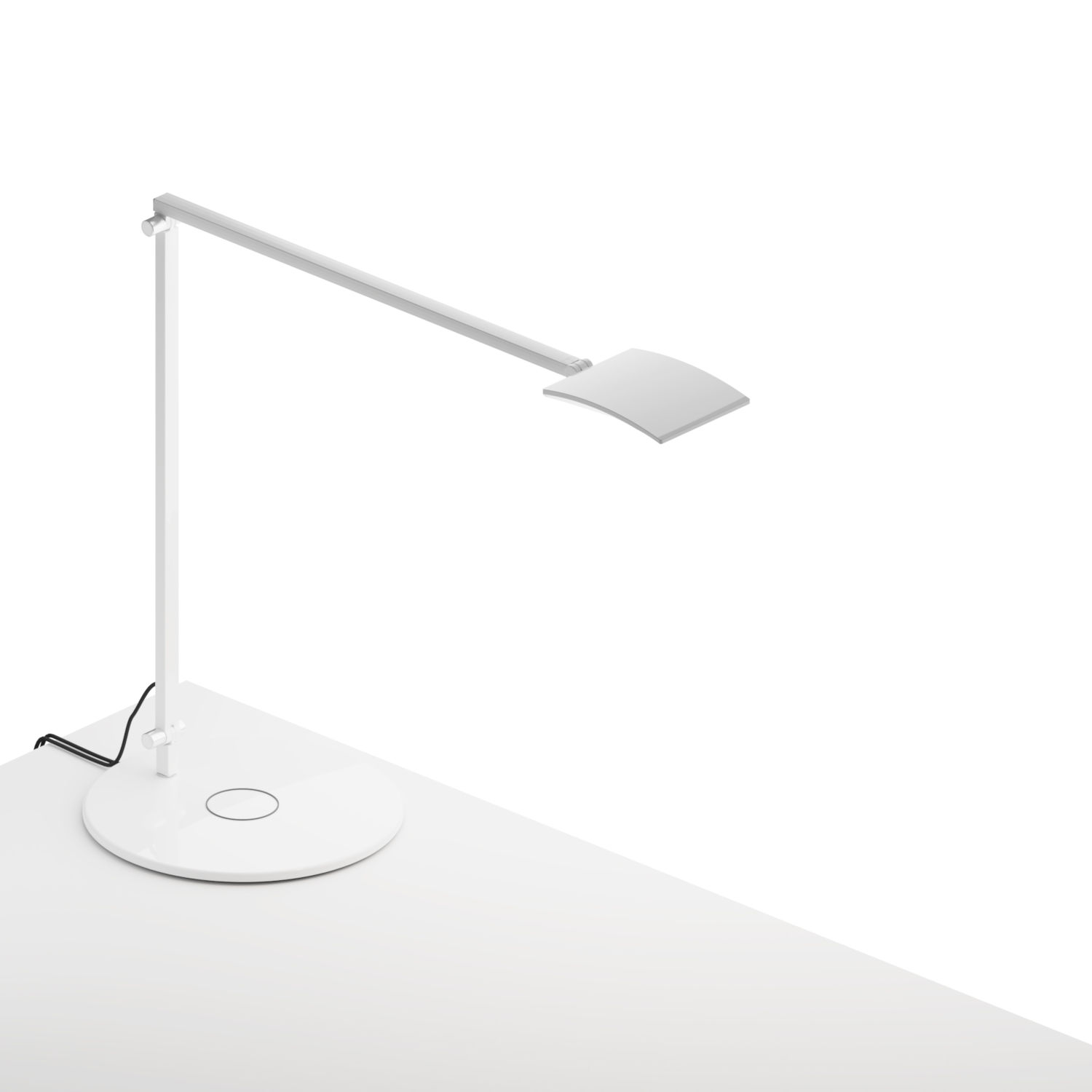Mosso White Led Pro Desk Lamp With Wireless Charging Qi Base