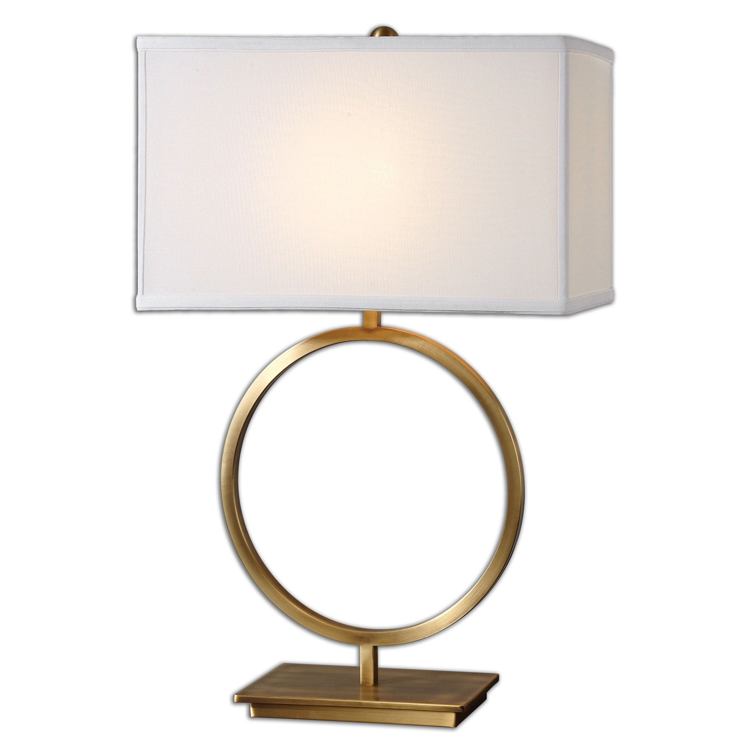 Duara Brushed Brass One-Light Table Lamp